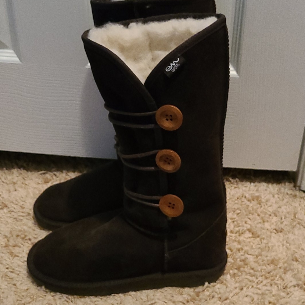 Email Button Boots